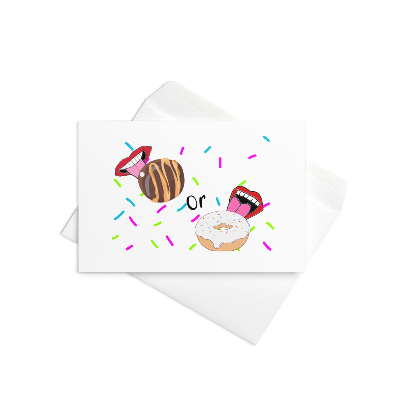 Filled or Glazed Greeting Card